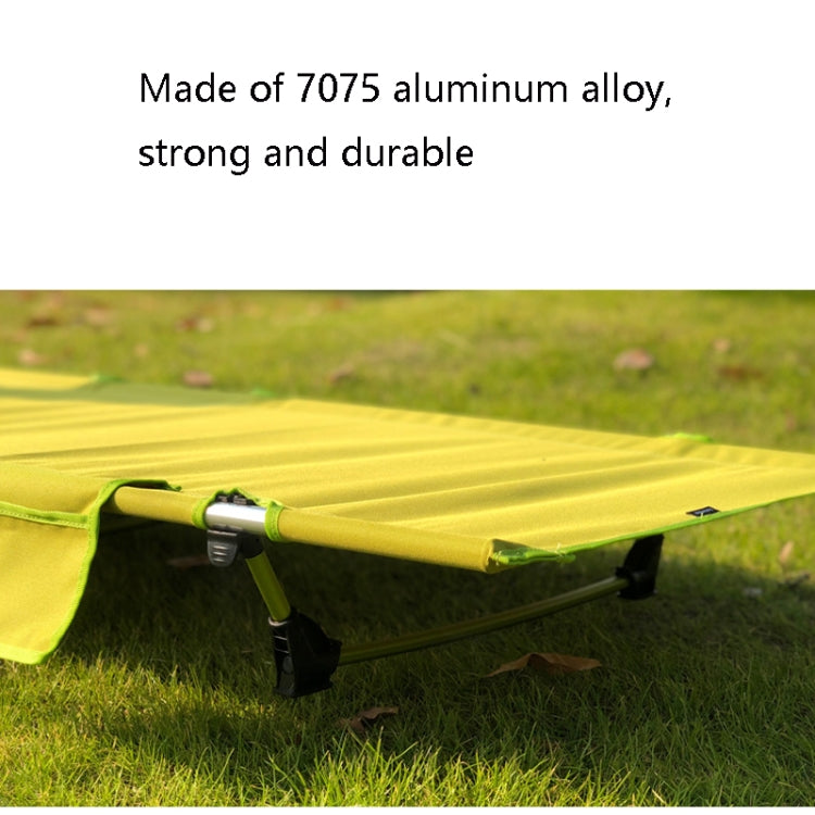 CLS Outdoor Lightweight Folding Bed Camping Simple Leisure Bed, 187 x 60 x 13.5cm