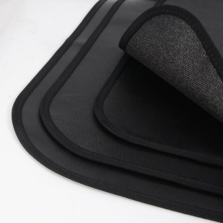 CLS Outdoor Camping Silicone Fireproof Cloth Picnic Barbecue Heat Insulation Pad, S: 350x340mm, M: 450x370mm, L: 600x520mm, XL: 800x750mm