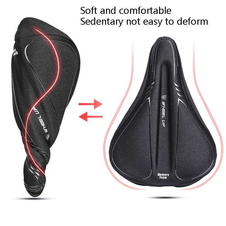 Wheel Up Bicycle Silicone Cushion Cover Mountain Bike Thickening GEL Saddle Cover Riding Equipment, LF32005G-S