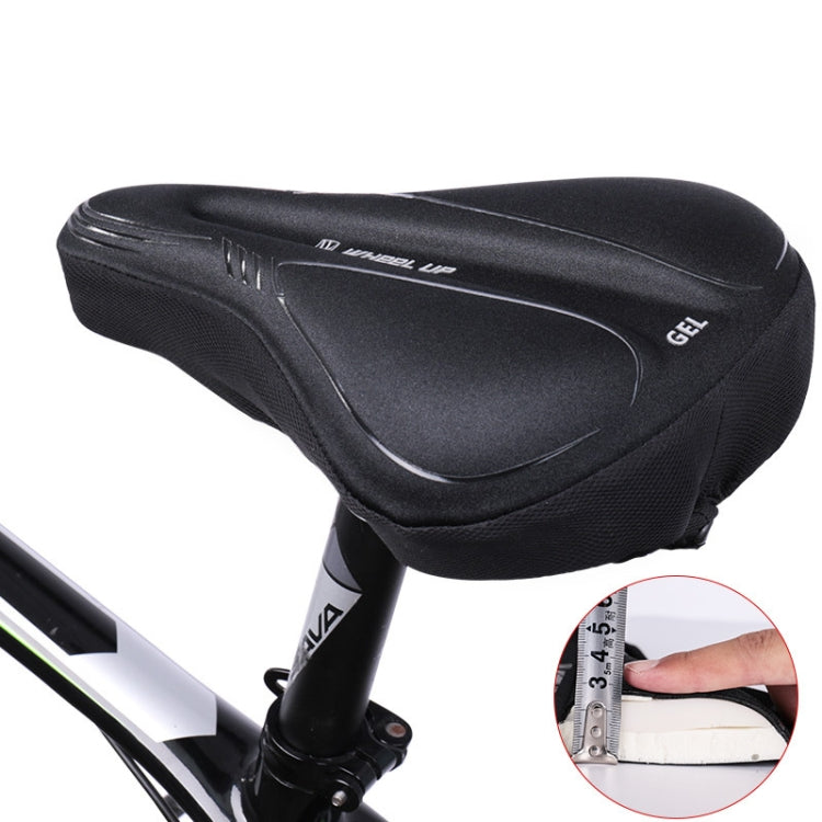 Wheel Up Bicycle Silicone Cushion Cover Mountain Bike Thickening GEL Saddle Cover Riding Equipment, LF32005G-S
