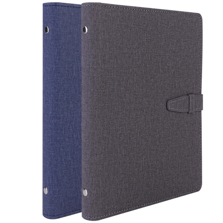 Deli 3309 A5 Loose-Leaf Notebook Office Business Carry Meeting Notes, Random Color Delivery, 3309