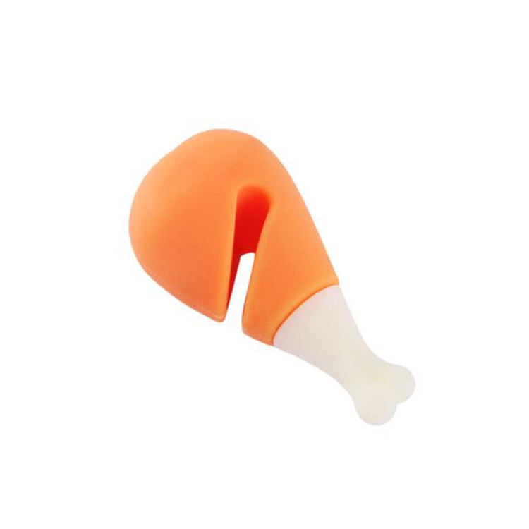 Chicken Leg Shaped Pot Lid Anti-Overflow Device Silicone Pot Lid Elevated Anti-Overflow Gadget, Chicken Leg