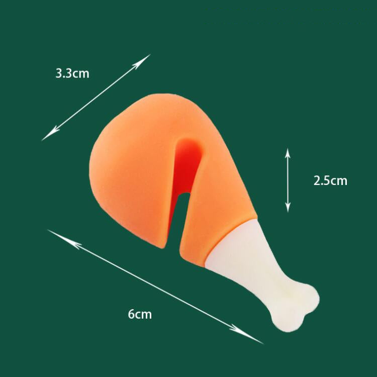 Chicken Leg Shaped Pot Lid Anti-Overflow Device Silicone Pot Lid Elevated Anti-Overflow Gadget, Chicken Leg