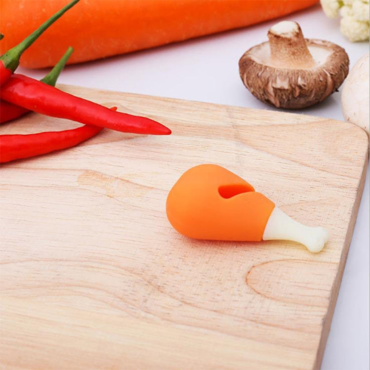 Chicken Leg Shaped Pot Lid Anti-Overflow Device Silicone Pot Lid Elevated Anti-Overflow Gadget, Chicken Leg