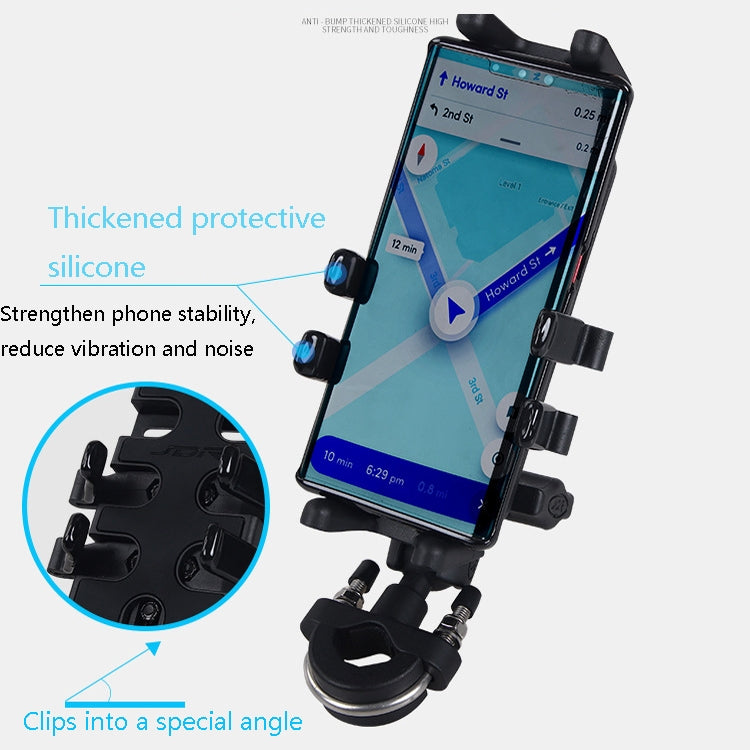 Motorcycle Multi-Function Mobile Phone Holder Adjustable Universal Locomotive Riding Anti-Shake Fixed Equipment, Elf Deer U Type, All-rounder U-shape, Elf Deer Type Y, All-rounder Y