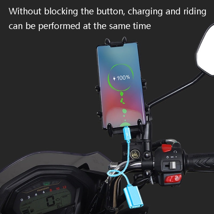 Motorcycle Multi-Function Mobile Phone Holder Adjustable Universal Locomotive Riding Anti-Shake Fixed Equipment, Elf Deer U Type, All-rounder U-shape, Elf Deer Type Y, All-rounder Y