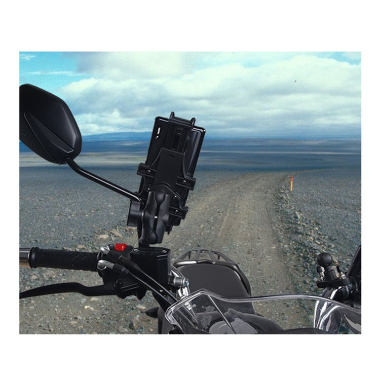 Motorcycle Multi-Function Mobile Phone Holder Adjustable Universal Locomotive Riding Anti-Shake Fixed Equipment, Elf Deer U Type, All-rounder U-shape, Elf Deer Type Y, All-rounder Y