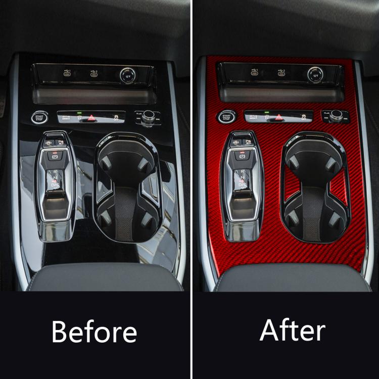 3pcs /Set Center Console Cup Holder Trim Left-Hand Drive For Audi A5 / A5L / S5 Avant / A5 Saloon / A6 Avant / A6L, Left-Hand Drive