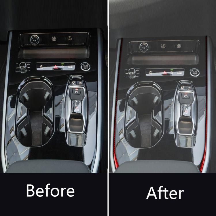 2pcs /Set Gear Shift Side Trim Stickers Right-Hand Drive For Audi A5 / A5L / S5 Avant / A5 Saloon / A6 Avant / A6L, Right-Hand Drive