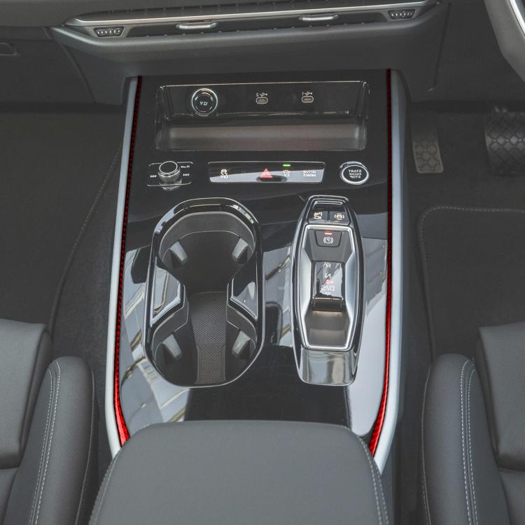2pcs /Set Gear Shift Side Trim Stickers Right-Hand Drive For Audi A5 / A5L / S5 Avant / A5 Saloon / A6 Avant / A6L, Right-Hand Drive