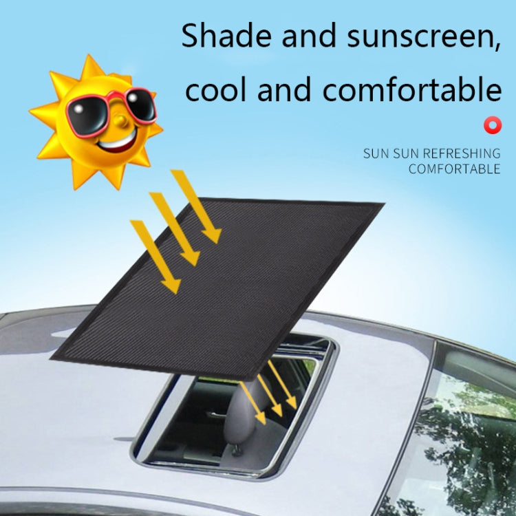 N913 Nylon Mesh Screens For Insect-Proof Dust-Proof Ventilated And Breathable Car Sunroof Magnetic Sun Shade, 95x55cm