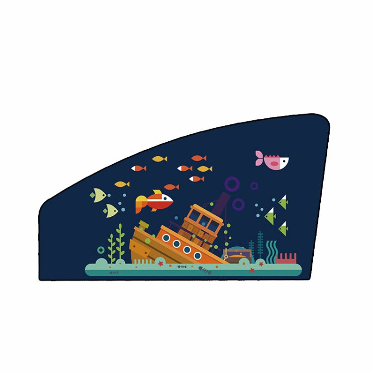 Automobile Sunshade Car Windows Sun Protection And Heat Insulation Magnetic Telescopic Side Curtains, Deep Sea Adventure Driving Position, Deep Sea Adventure Co-driver, Deep Sea Adventure Rear Square, Auspicious Three Treasures Driving Position        ...