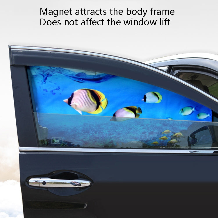 Automobile Sunshade Car Windows Sun Protection And Heat Insulation Magnetic Telescopic Side Curtains, Deep Sea Adventure Driving Position, Deep Sea Adventure Co-driver, Deep Sea Adventure Rear Square, Auspicious Three Treasures Driving Position        ...