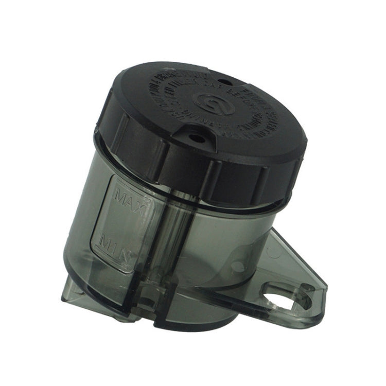 2 PCS Motorcycle Modified Parts Front Brake Oil Liquid Cup Direct Brake Pump Universal Oil Pot, Black, Transparent