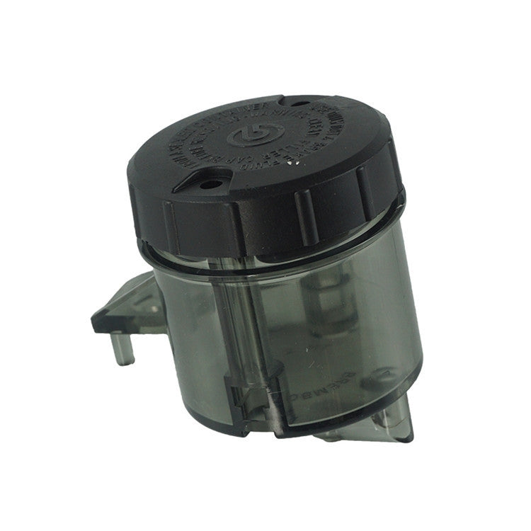 2 PCS Motorcycle Modified Parts Front Brake Oil Liquid Cup Direct Brake Pump Universal Oil Pot, Black, Transparent