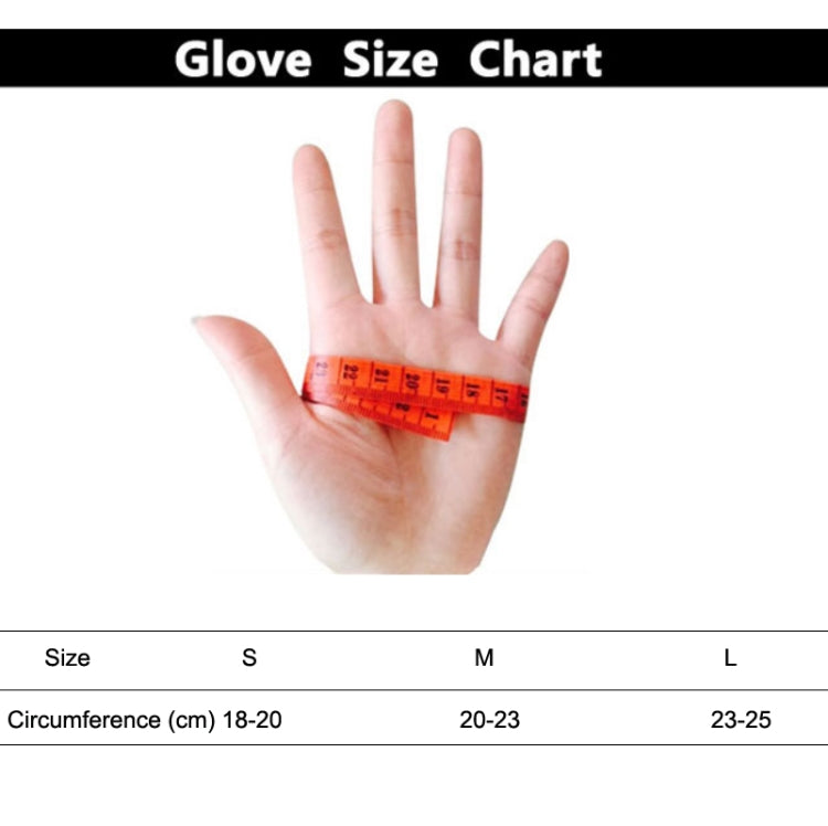 JUNGLE LEOPARD Outdoor Sports Mountaineering Full Finger Gloves Mesh Touch Screen Anti-Skid Gloves, M, L, S