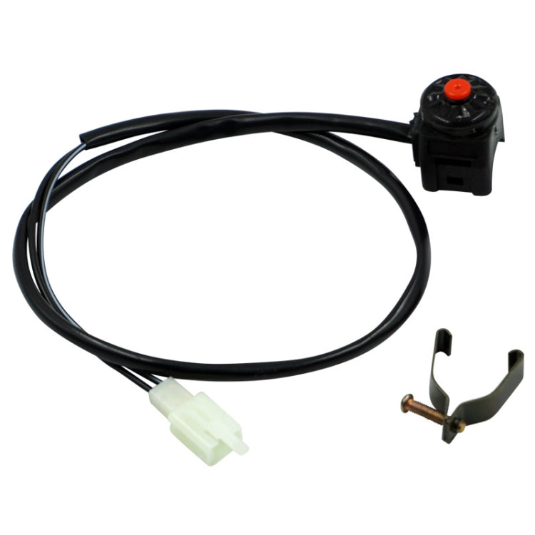 Motorcycle Modification Accessories ATV Switch Headlight Control Power Failure Start Speaker Overtaking Light Switch, Yellow, Red