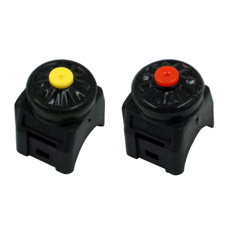 Motorcycle Modification Accessories ATV Switch Headlight Control Power Failure Start Speaker Overtaking Light Switch, Yellow, Red