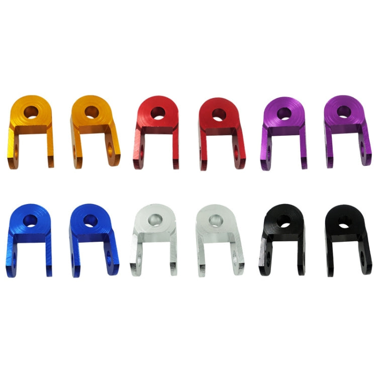 1pair Motorcycle Electric Vehicle Modification Accessories Small CNC Aluminum Alloy Shock Absorption Increaser, Red, Gold, Black, Blue, Purple, Silver