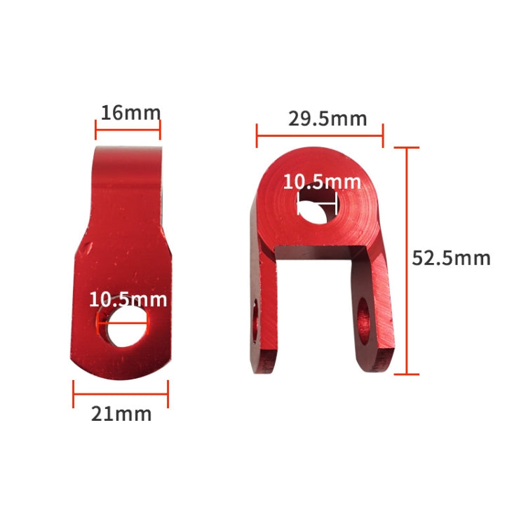 1pair Motorcycle Electric Vehicle Modification Accessories Small CNC Aluminum Alloy Shock Absorption Increaser, Red, Gold, Black, Blue, Purple, Silver