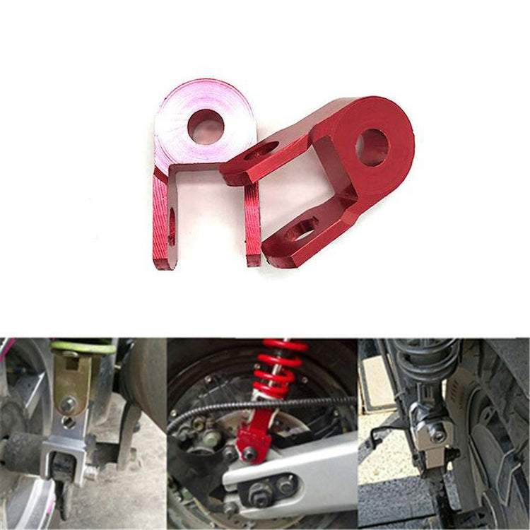 1pair Motorcycle Electric Vehicle Modification Accessories Small CNC Aluminum Alloy Shock Absorption Increaser, Red, Gold, Black, Blue, Purple, Silver