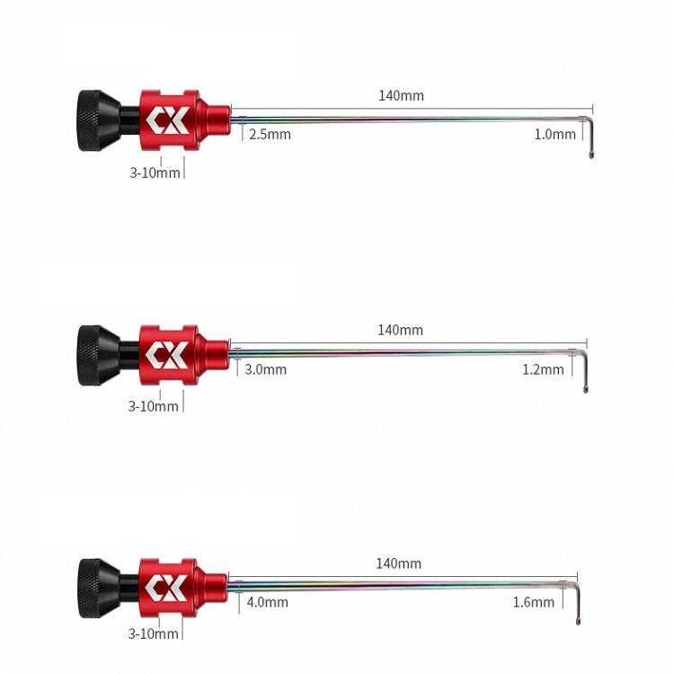 CX Decoupling Device Stainless Steel Needle Crucian Fish Platform Fishing Guard, 2.5mm Red, 3.0mm Red, 4.0mm Red, 2.5mm Gray, 3.0mm Gray, 4.0mm Gray, 2.5mm Black, 3.0mm Black, 4.0mm Black