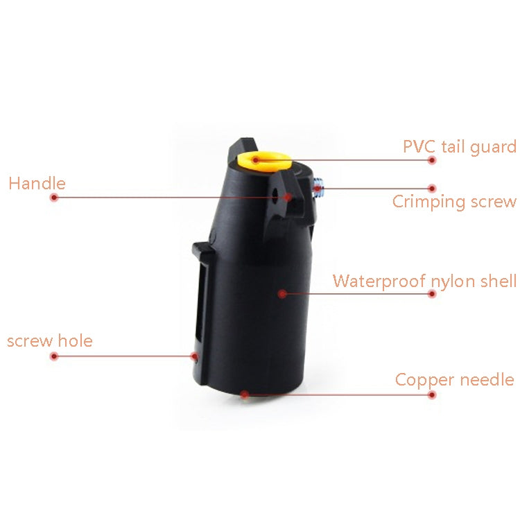 VP170U 7P 12V Trailer Plug Socket Adapter Trailer Connector US Plug, VP170U