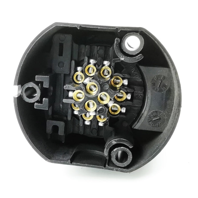 2 PCS VS1130E 13P 12V RV Traveler Trailer Nylon Waterproof Plug Socket EU Plug, VS1130E