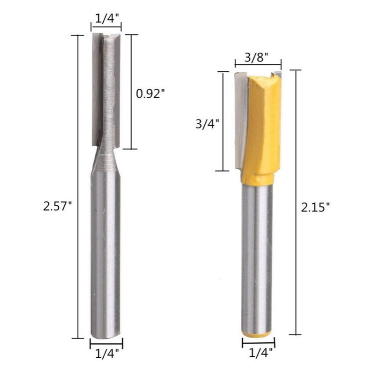 5 PCS/Set Trimming Machine Straight Cutter Head, 5 PCS/Set Trimming