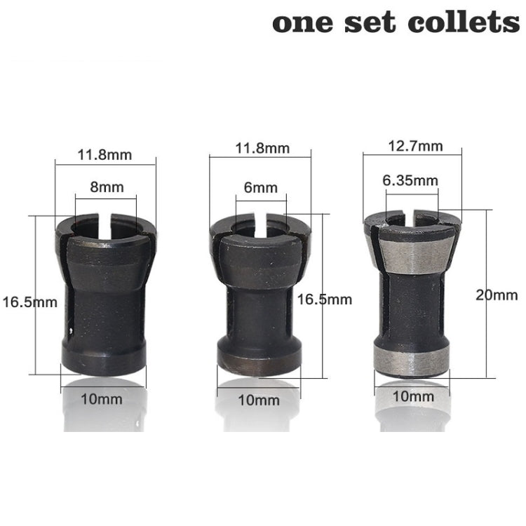 2 PCS 3 In 1 Woodworking Milling Cutter Conversion Chuck, Conversion Chuck