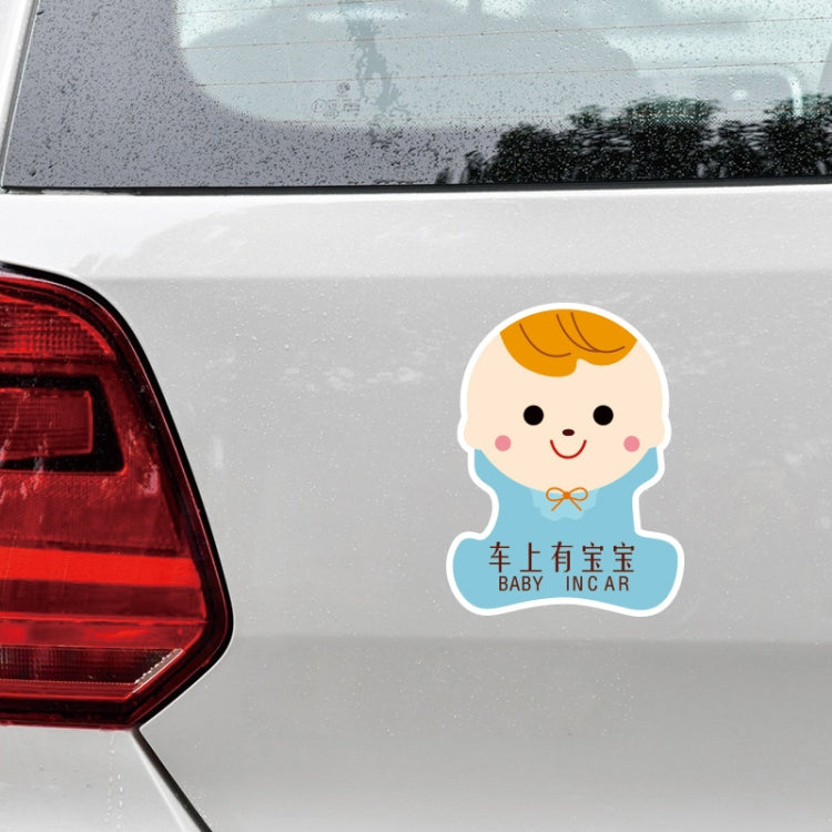 10 PCS There Is A Baby In The Car Stickers Warning Stickers Style:, CT203 Baby K Boy Magnetic Stickers, CT203 Baby R Boy Magnetic Stickers, CT203 Baby X Blue Bottom Bottle Magnetic Stickers, CT203 Baby O Boy Triangle Magnetic Stickers                  ...