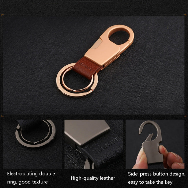 JOBON ZB-028YSK Car Keychain Men Waist Hangs Side Press Keychain, ZB-028YSK