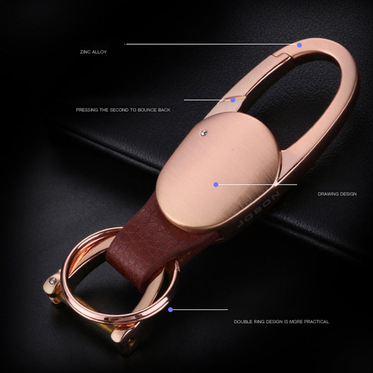 JOBON ZB-167A Horseshoe Car Keychain Men Metal Waist Hanging Keychain, ZB-167A