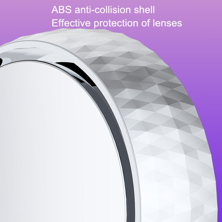 Repeated Disassembly Absorbing Car Back Vision Reversing Small Round Mirrors, Color:, Black, Silver