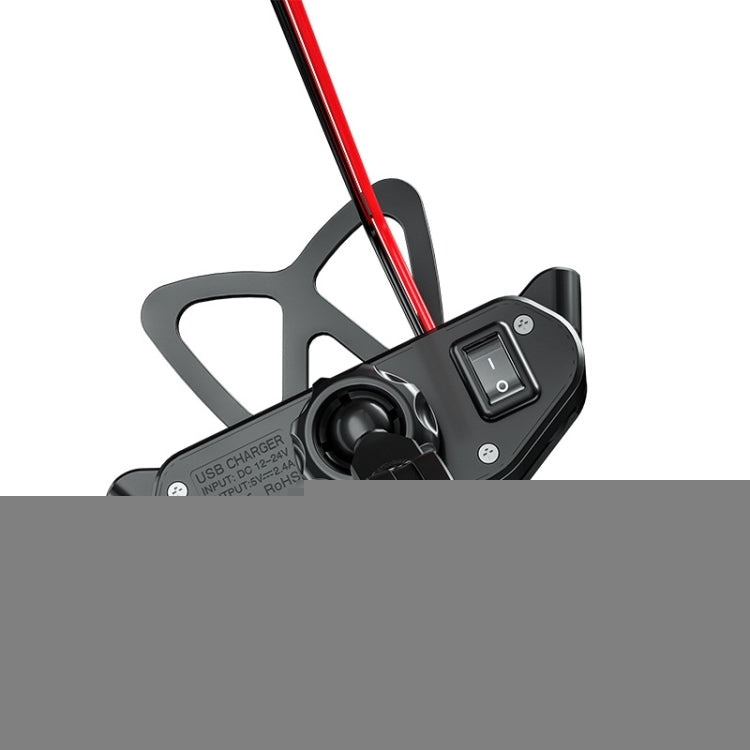 Kewig Motorcycle Electric Car Mobile Phone Navigation Waterproof Bracket, M10 2.4A Charging Version, M10-S