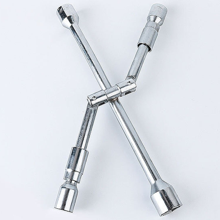 350mm Folding Cross Sleeve Car Tire Wrench, 350mm Folding Cross Wrench