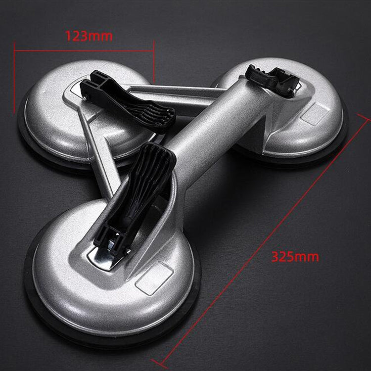Aluminum Heavy-Duty Glass Suction Cup Hardware Tool, Three Claws