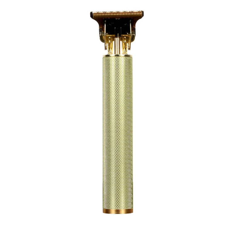 Hollow T-Shaped Steel Head Hair Trimmer USB Charging Carving Electric Hair Clipper, Steel Head (Silver), Steel Head (Gradient), Steel Head (Black), Steel Head (Gold)