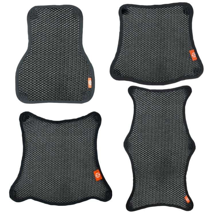 HOUZHI MTZT1010 Motorcycle Sun Insulation Cushion 3D Grid Breathable Sweating Cool Seat Cover, Style:, Single Layer S, Single Layer XL, Double Layer S, Double Layer M, Double Layer L
