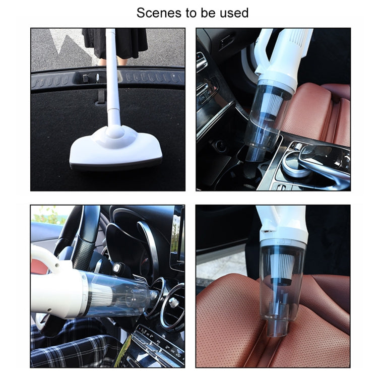 3 Section 11.1V + Drag Car Home High Suction Handheld Mute Wireless Vacuum Cleaner, Basic 2 Section 7.4V, Upgrade 3 Section 11.1V, 3 Section 11.1V + Drag