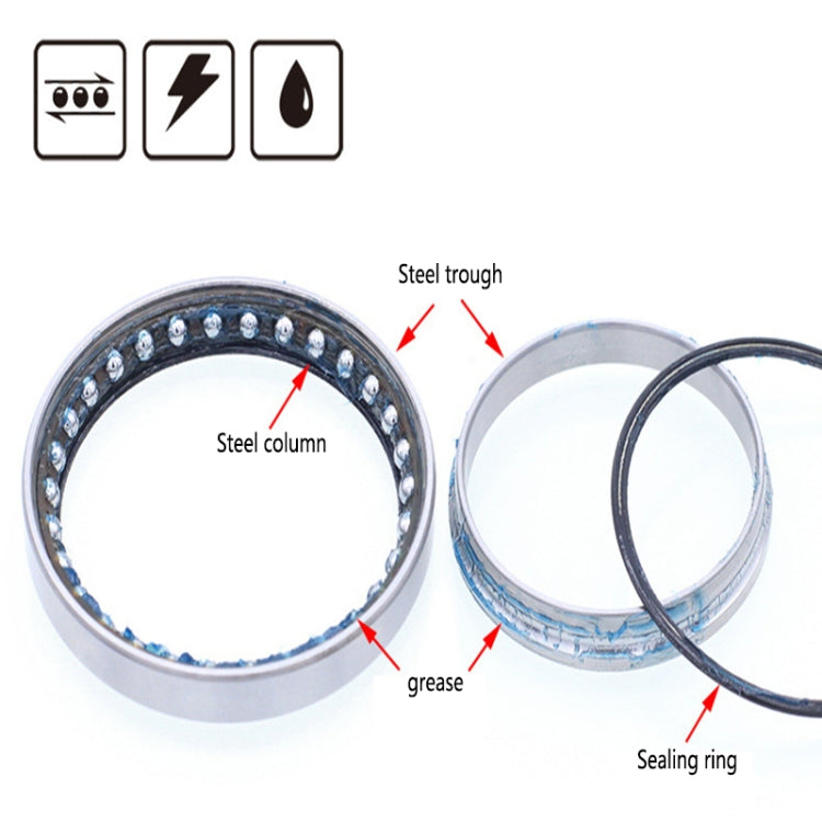 ZH411 Bicycle Headset Repair Bearing Headset Bearing, 2 PCS 41mm, 2 PCS 41.8mm, 47mm, 52mm