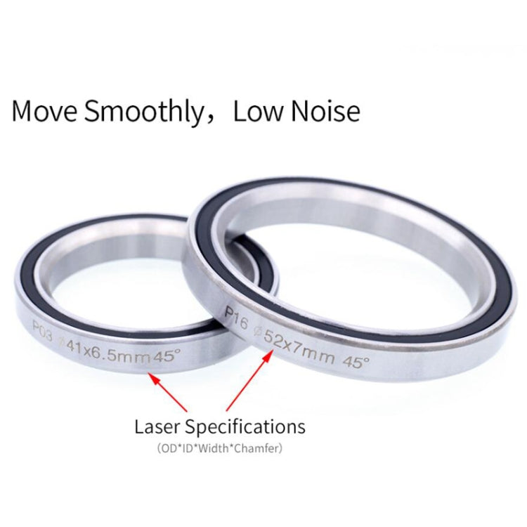 ZH411 Bicycle Headset Repair Bearing Headset Bearing, 2 PCS 41mm, 2 PCS 41.8mm, 47mm, 52mm