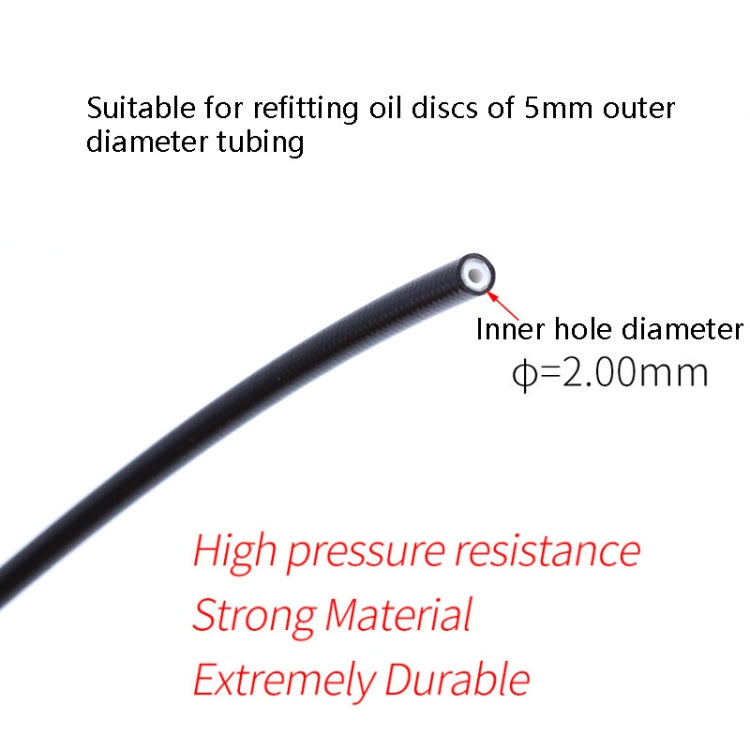TRLREQ Mountain Bike Brake Tube 5mm Hydraulic Oil Disc Oil Brakes Braided Tube, Length:, 3 PCS 1m (Black), 3m (Black), 3 PCS 1m (Blue), 3m  (Blue), 3 PCS 1m (Green), 3m (Green), 3 PCS 1m (White), 3m (White), 3 PCS 1m (Red), 3m (Red)