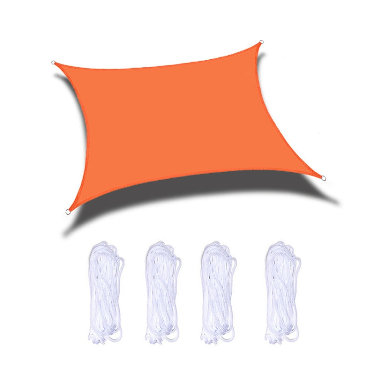 Outdoor Garden Sunshade Sail Waterproof Anti-UV Canopy, Size: 6m x 6m, 6m x 6m