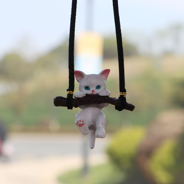 2 PCS Car Pendant Car Decoration Cat Pendant, Branches Cat