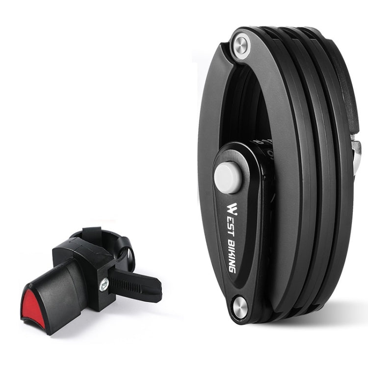 WEST BIKING Bicycle Folding Anti-Theft Code Lock Portable Chain Lock, WEST BIKING YP0705067