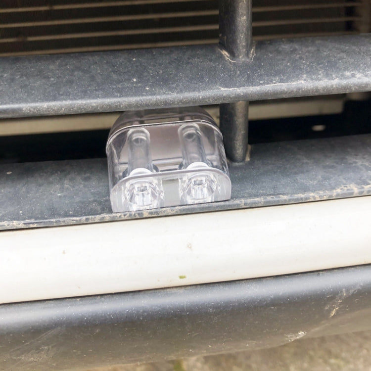 3 Pairs Hidden Animal Drive Car ABS Animal Alarm, Black, Transparent