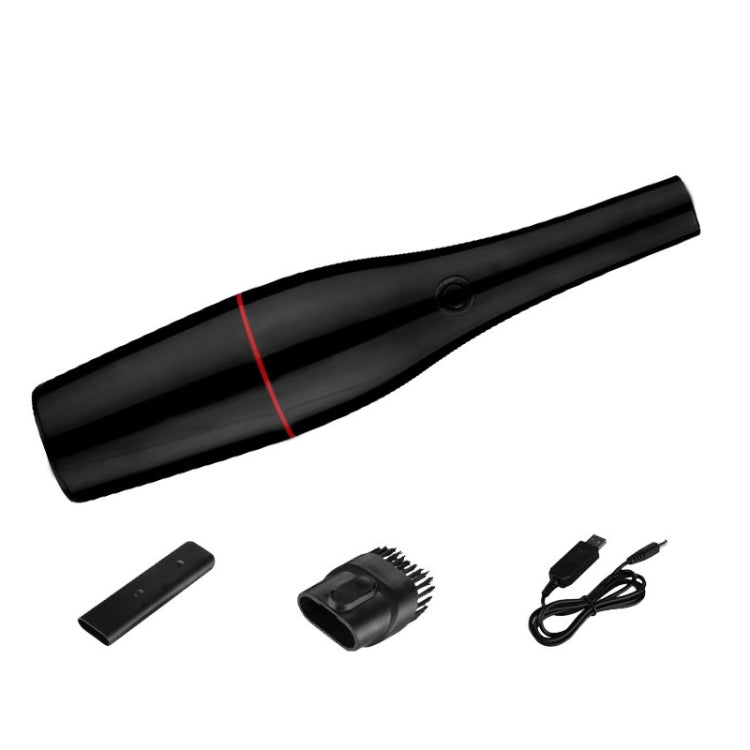 HL-003 Car Wireless Portable High-Power Vacuum Cleaner Home Pet Hair Vacuum Cleaner, Black, White