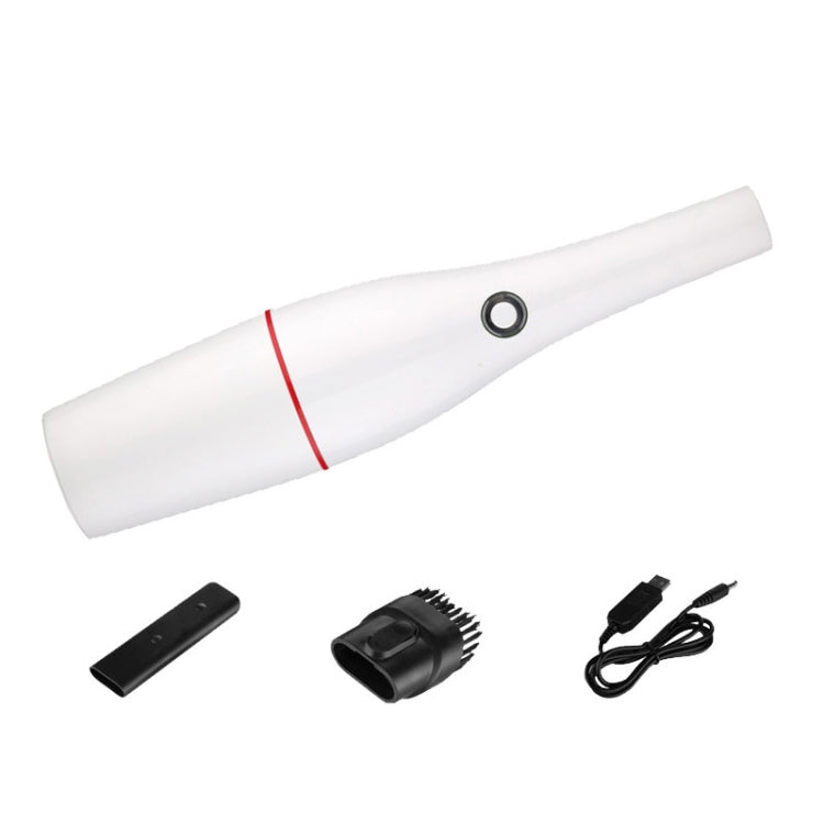 HL-003 Car Wireless Portable High-Power Vacuum Cleaner Home Pet Hair Vacuum Cleaner, Black, White