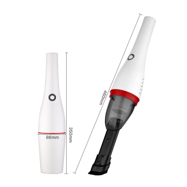 HL-003 Car Wireless Portable High-Power Vacuum Cleaner Home Pet Hair Vacuum Cleaner, Black, White